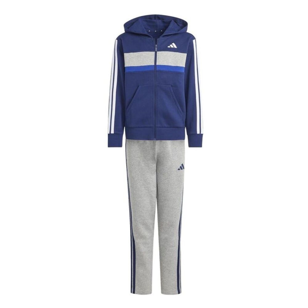 Adidas Childrens/Kids Tiberio Tracksuit / Navy/Gray